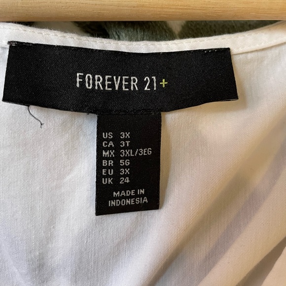 Top en coton blanc 3x Forever21 - Picture 7 of 7